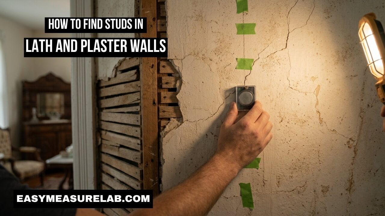 How to Find Studs in Lath and Plaster Walls