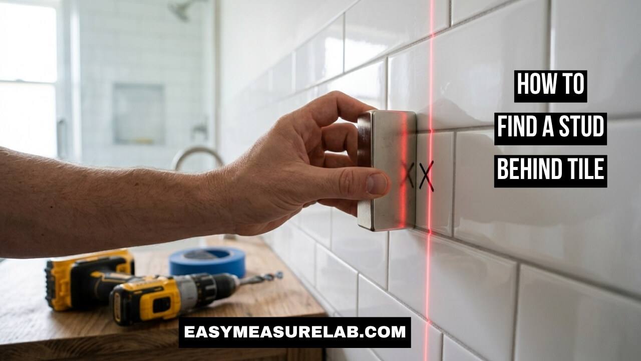 How to Find a Stud Behind Tile
