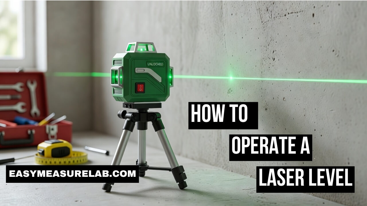 How to Operate a Laser Level