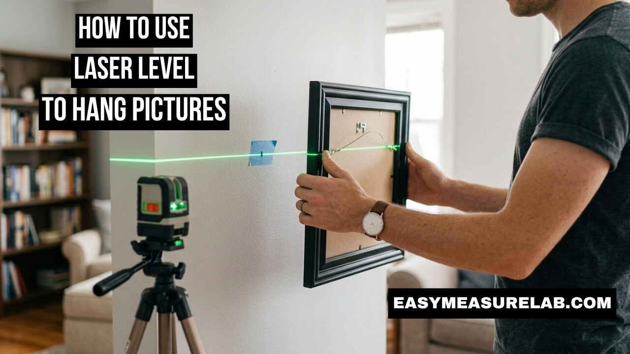How to Use Laser Level to Hang Pictures