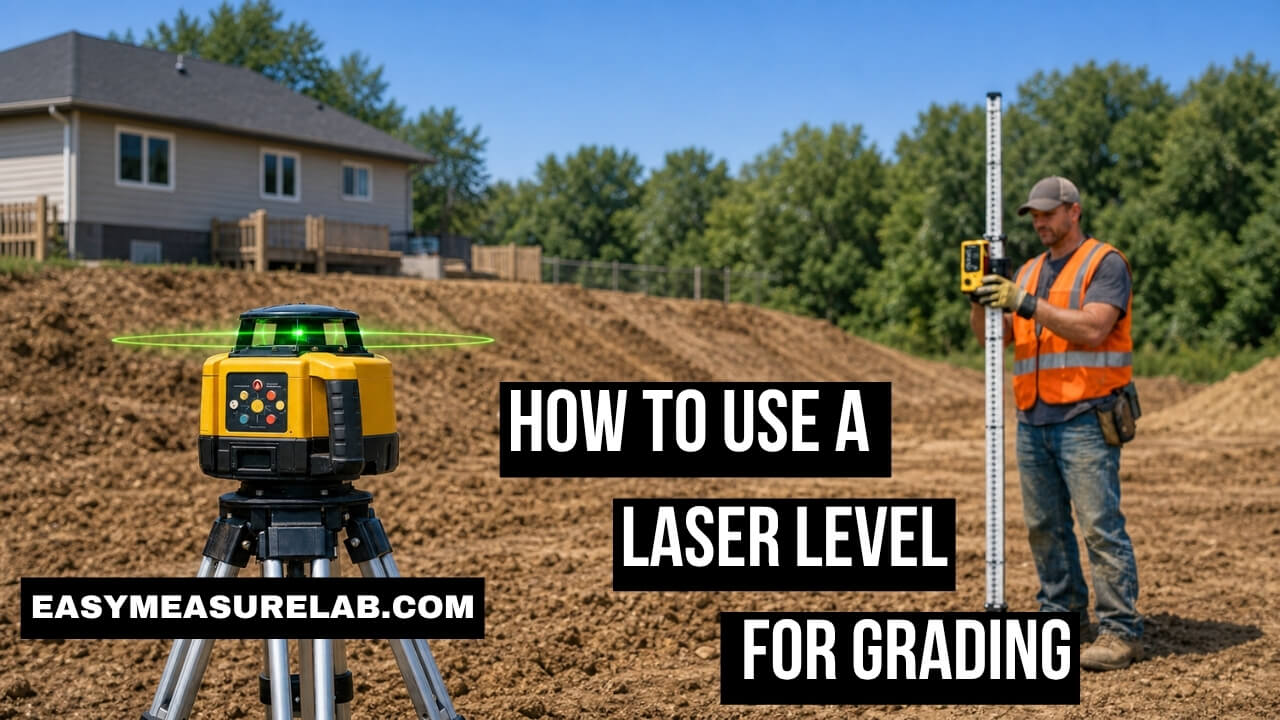 How to Use a Laser Level for Grading