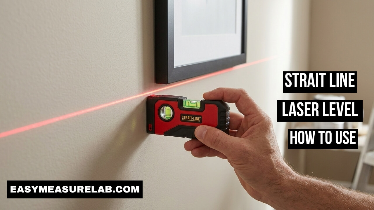 Strait Line Laser Level How To Use