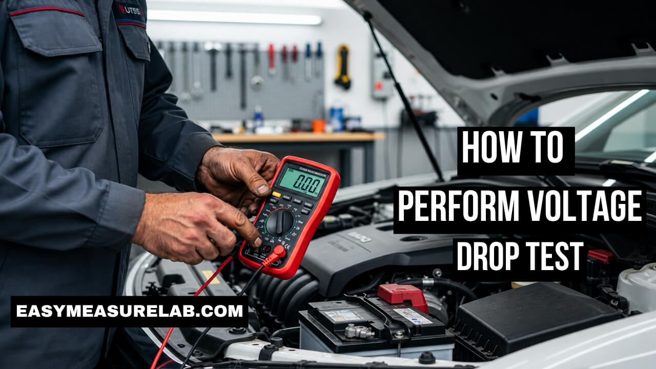 how to perform voltage drop test