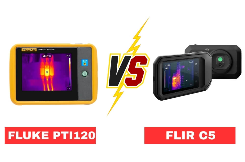 Fluke PTi120 vs FLIR C5