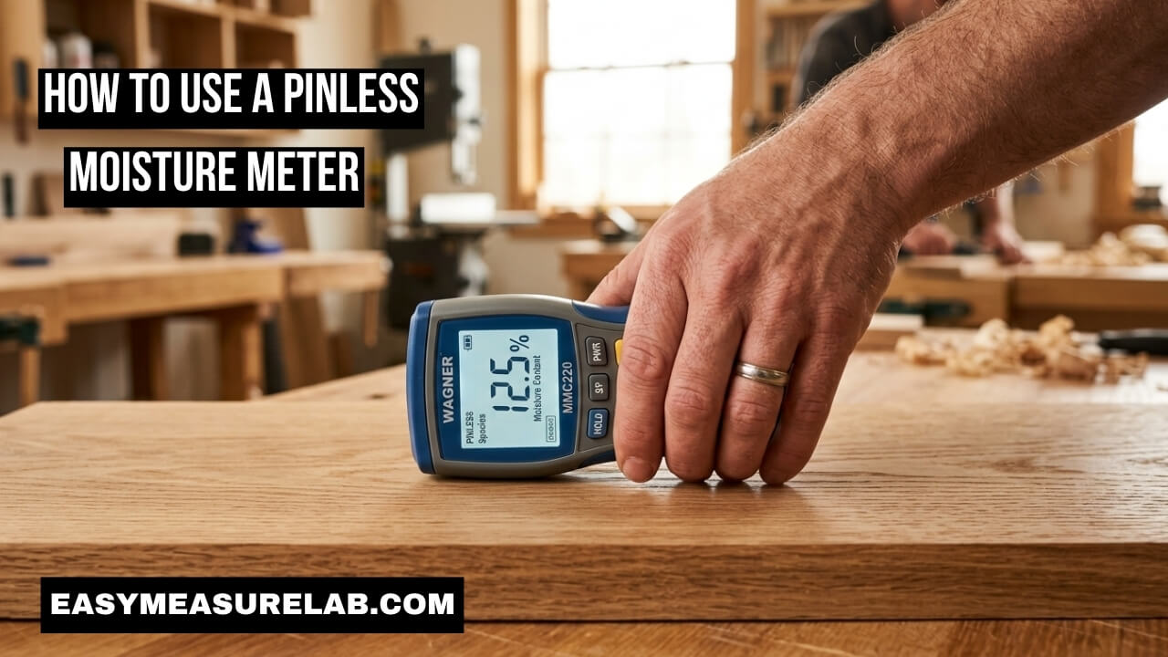 How to Use a Pinless Moisture Meter
