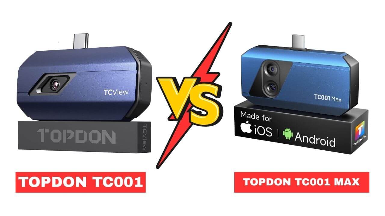 TOPDON TC001 vs TC001 Max