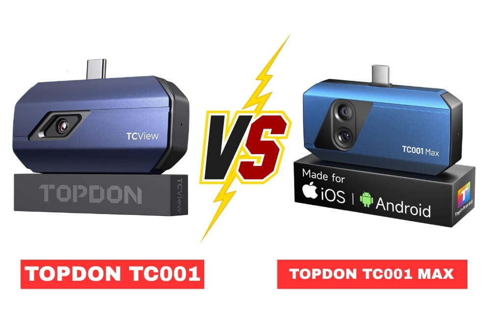 TOPDON TC001 vs TC001 Max
