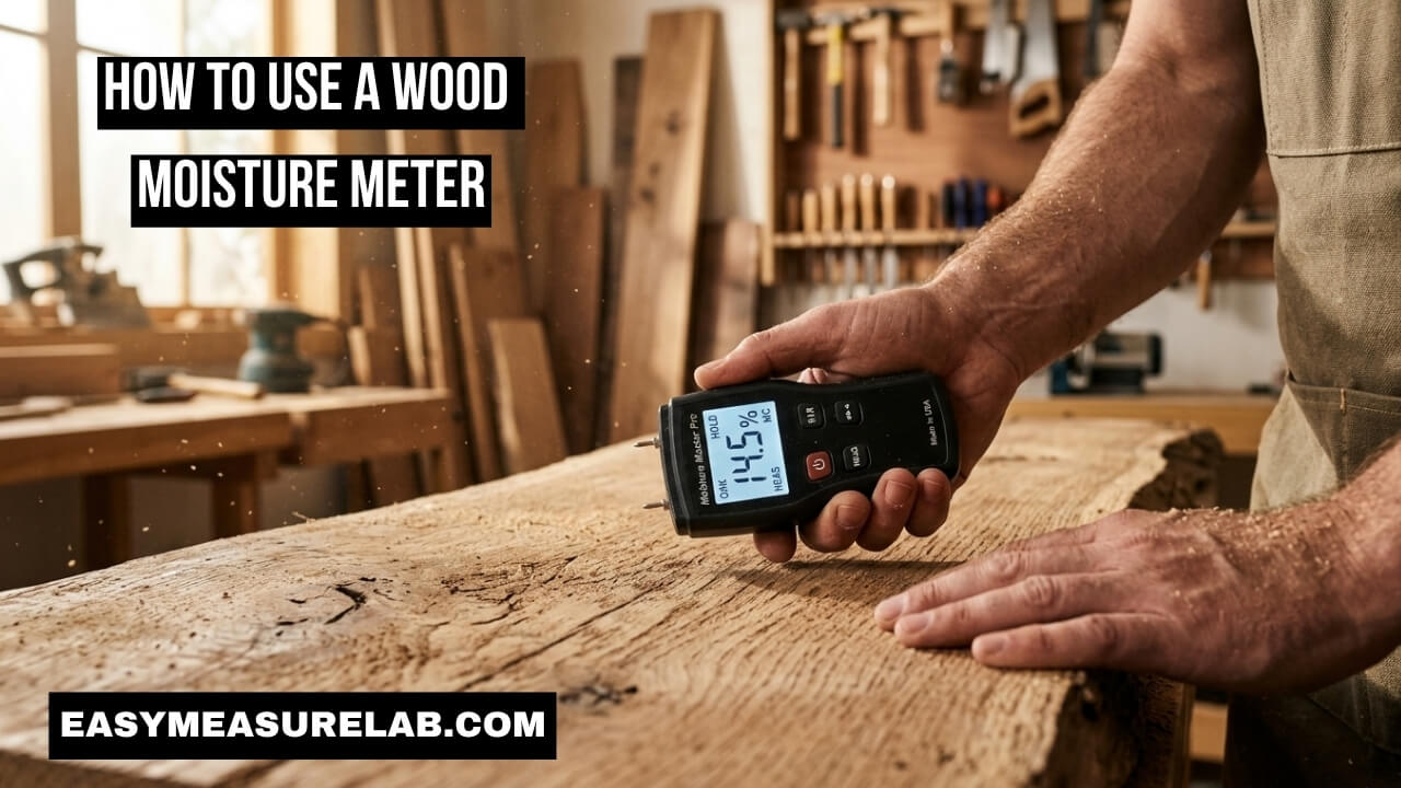 how to use a wood moisture meter